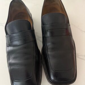 Louis Vuitton Black Leather Men's dress shoes